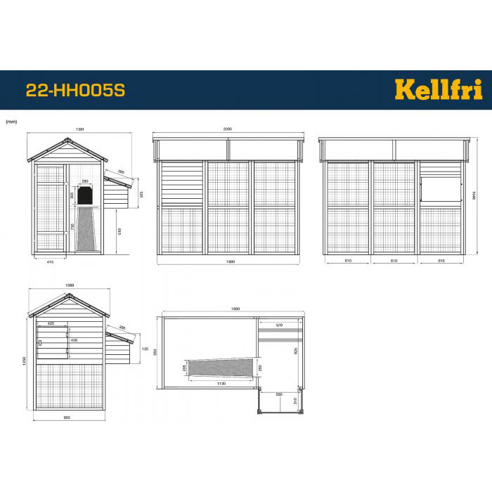 Hönshus Kellfri Agda med Utegård