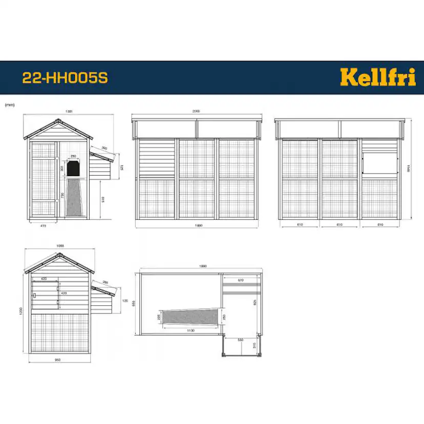 Hönshus Kellfri Agda med Utegård