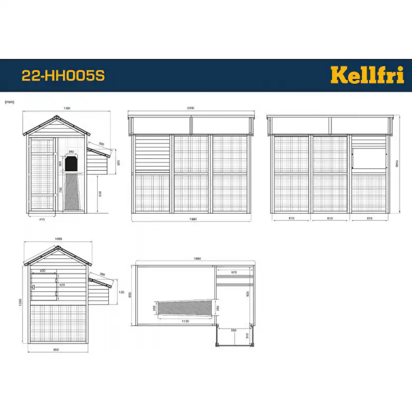 Hönshus Kellfri Agda med Utegård