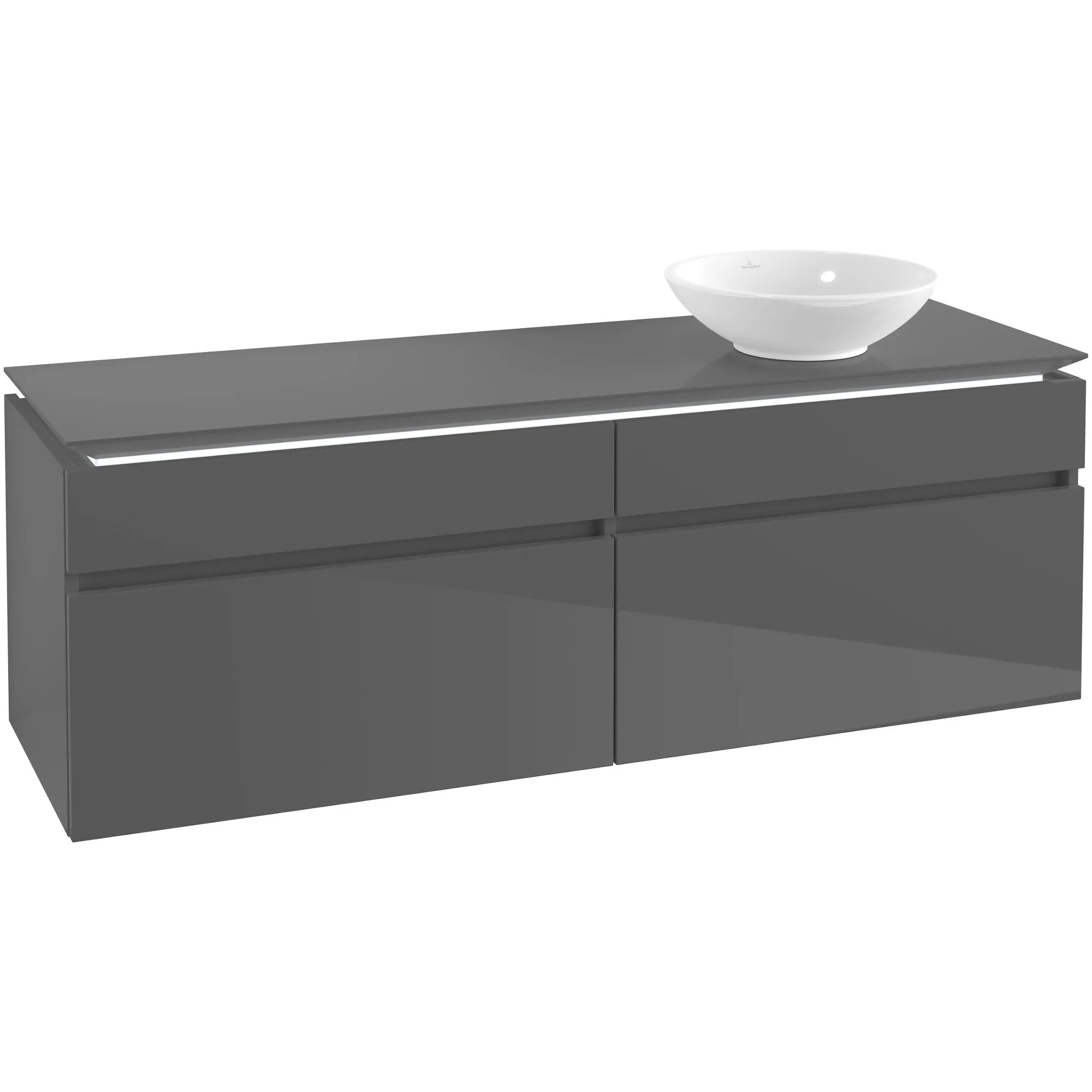 Tvättställsskåp Villeroy & Boch Legato 1600 med 4 Lådor för Fristående Tvättställ