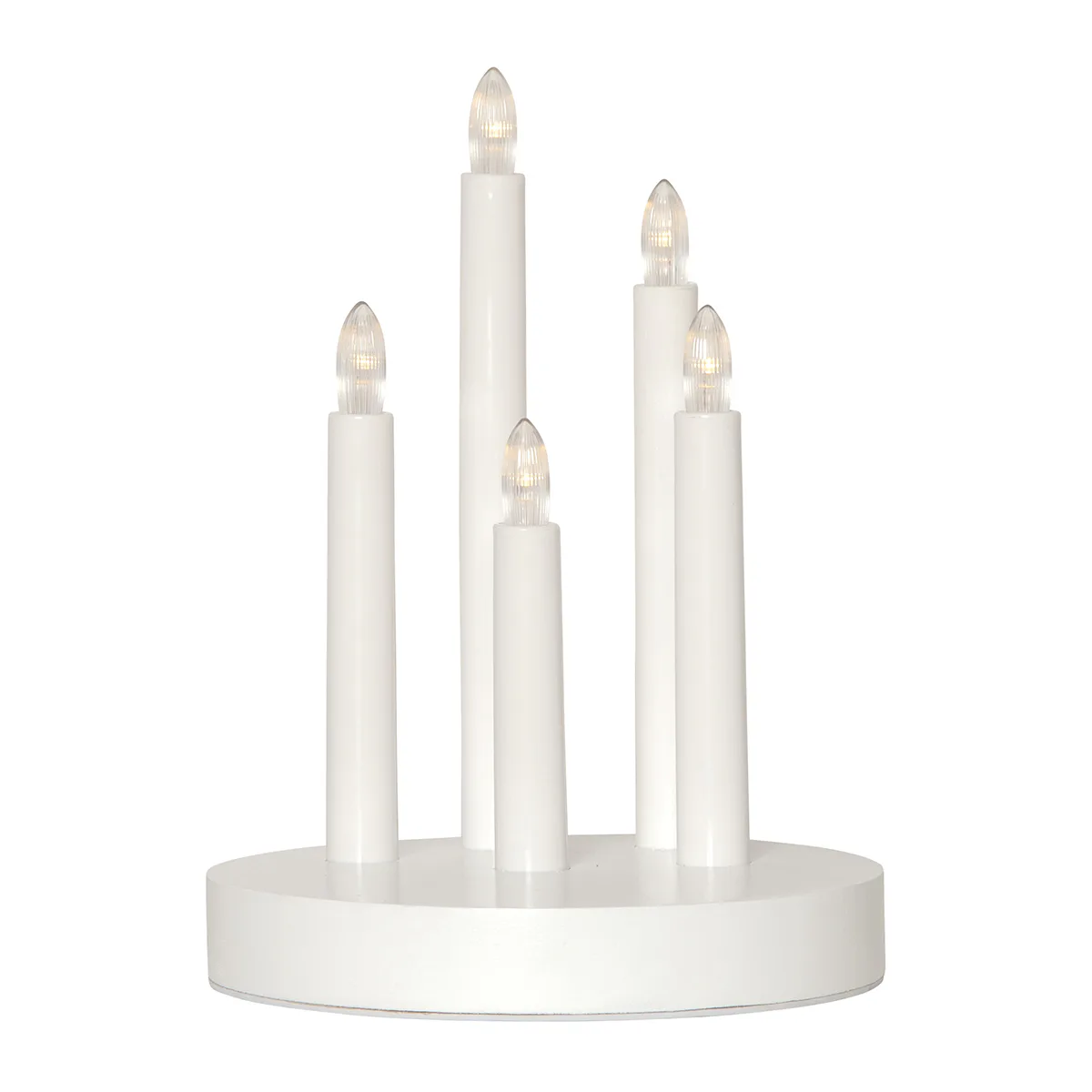 Ljusstake DORIS White White