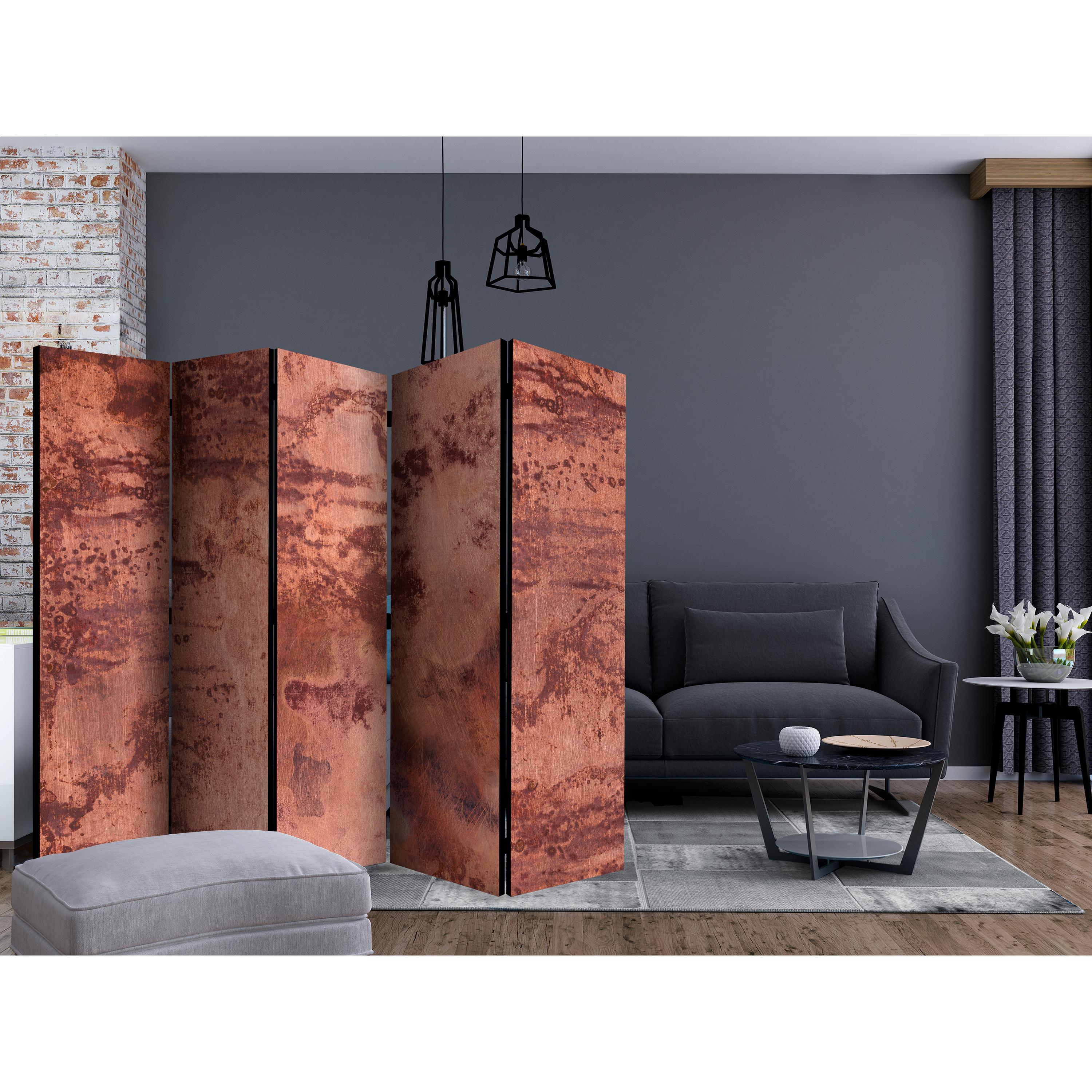 Rumsavdelare Skärmvägg Arkiio Red Metal Sheet II 225x172 cm
