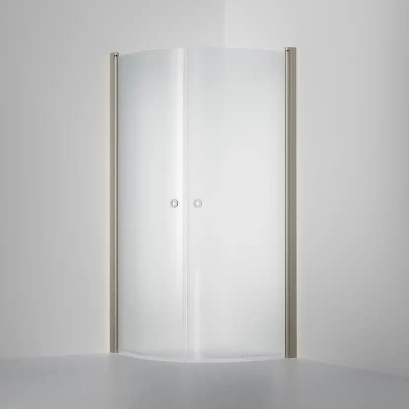 Duschvägg Linc Niagara 900x900 mm, Frostat Glas, Stone