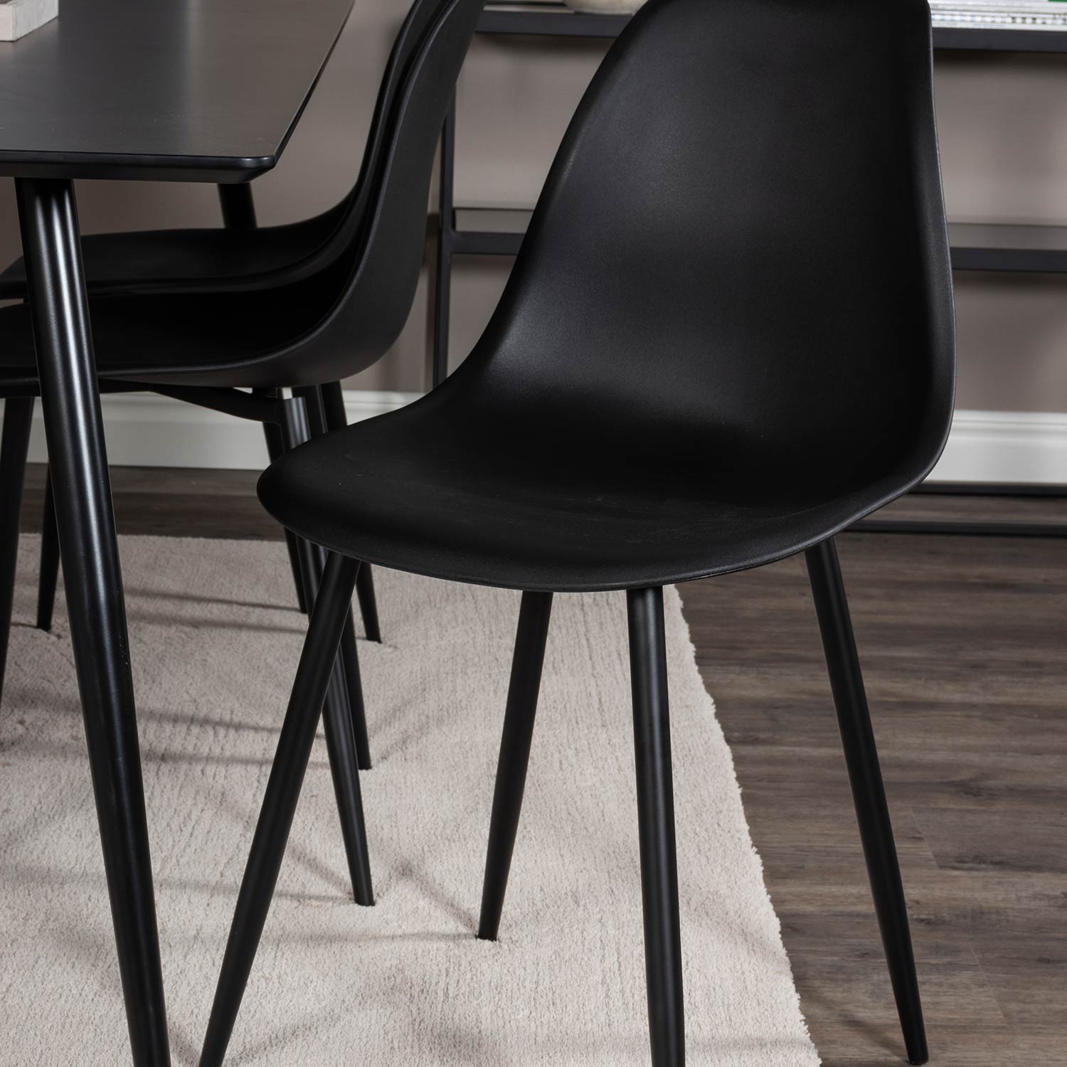 Matgrupp Venture Home Silvia med 6 Pop Stolar