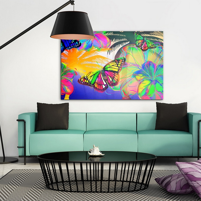 Tavla Arkiio Exotic Butterflies