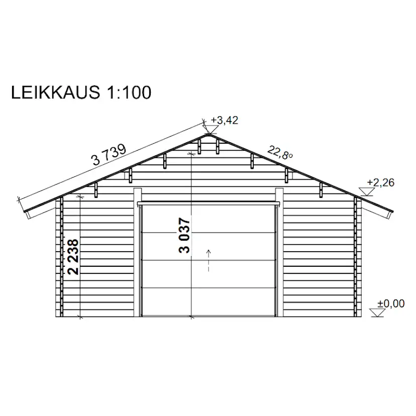 Garage LP Garden AT30L (29,9 m²)