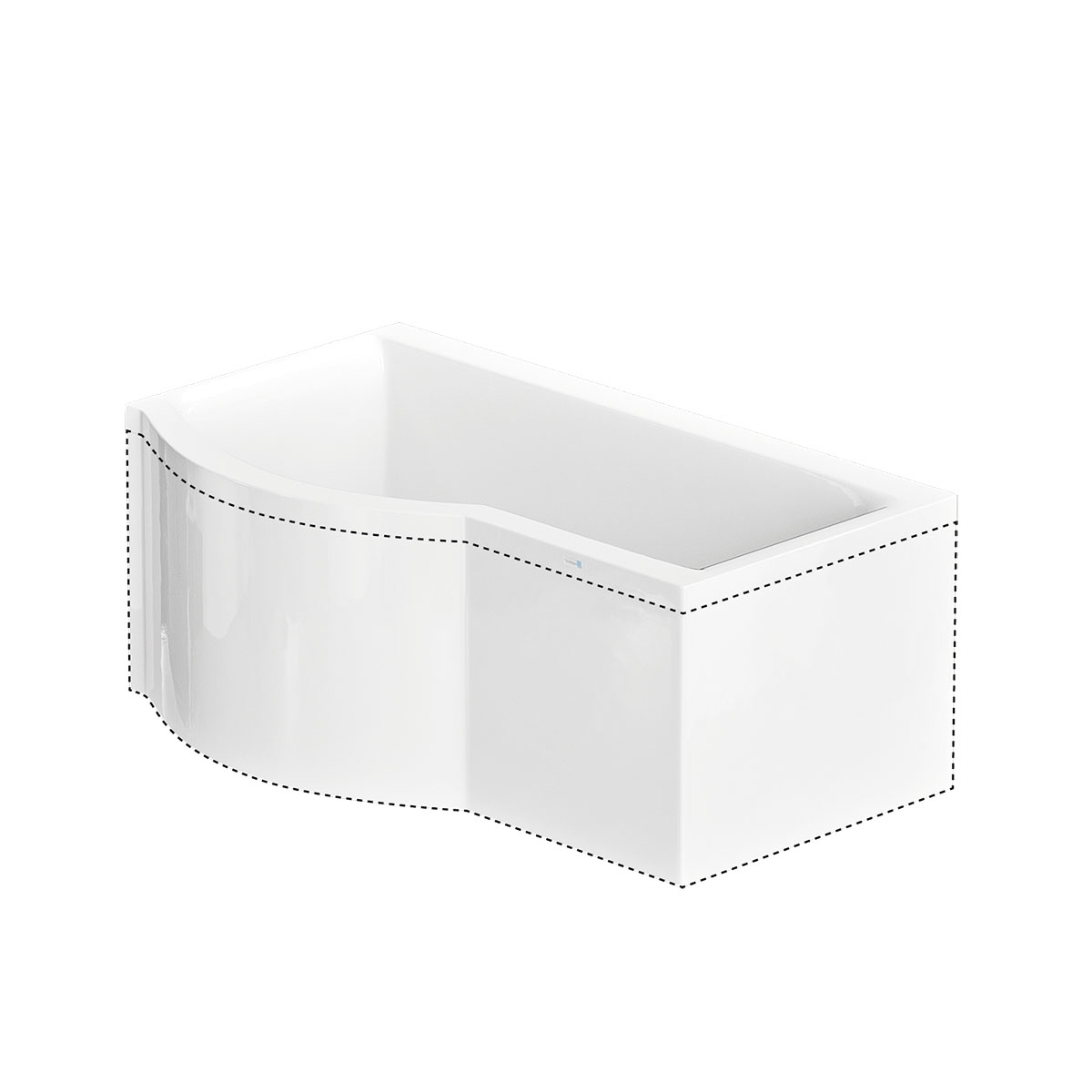 L-Panel Nordhem till Badkar Solvik