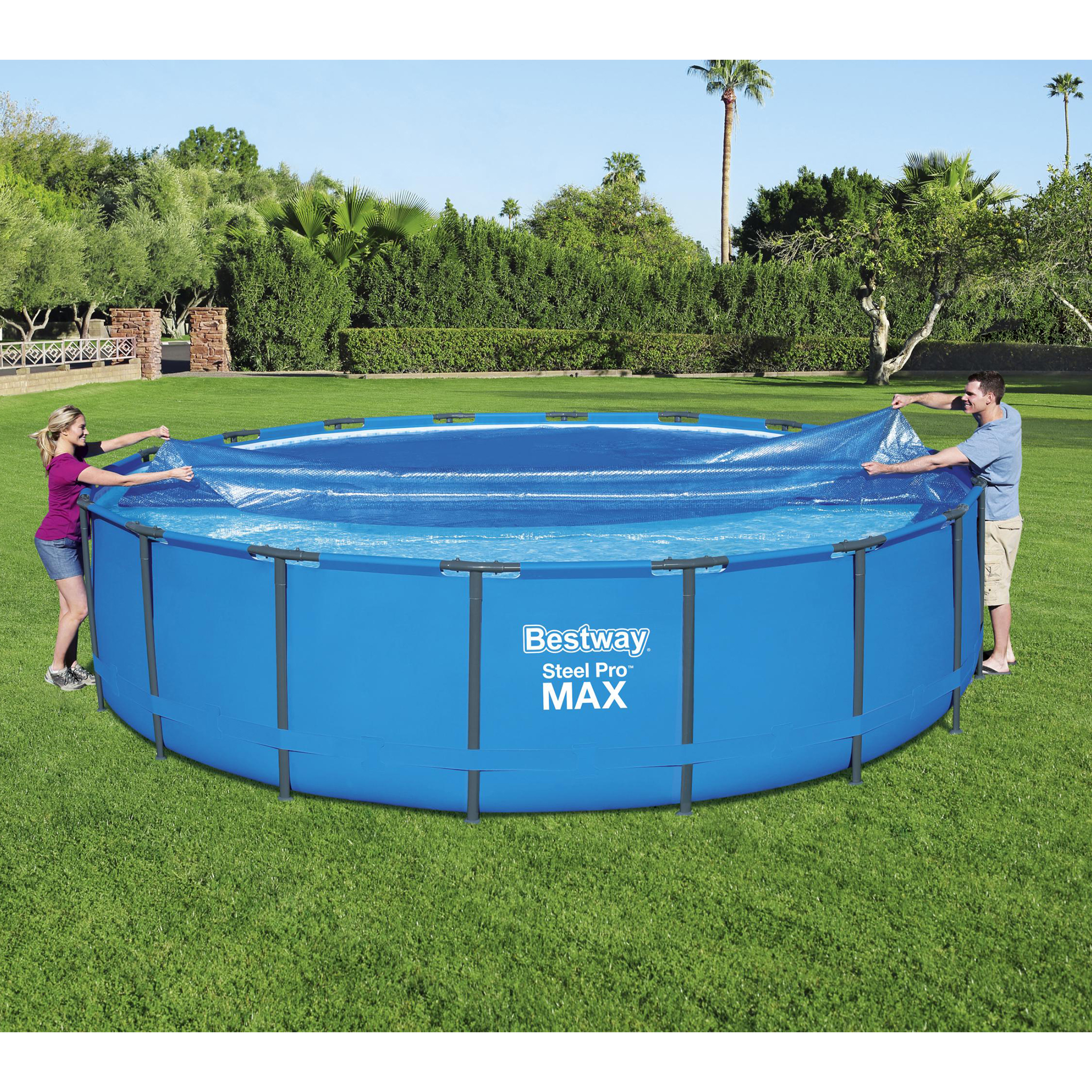 Solskydd Bestway Flowclear Till Ovanmarkpool 5,49 m