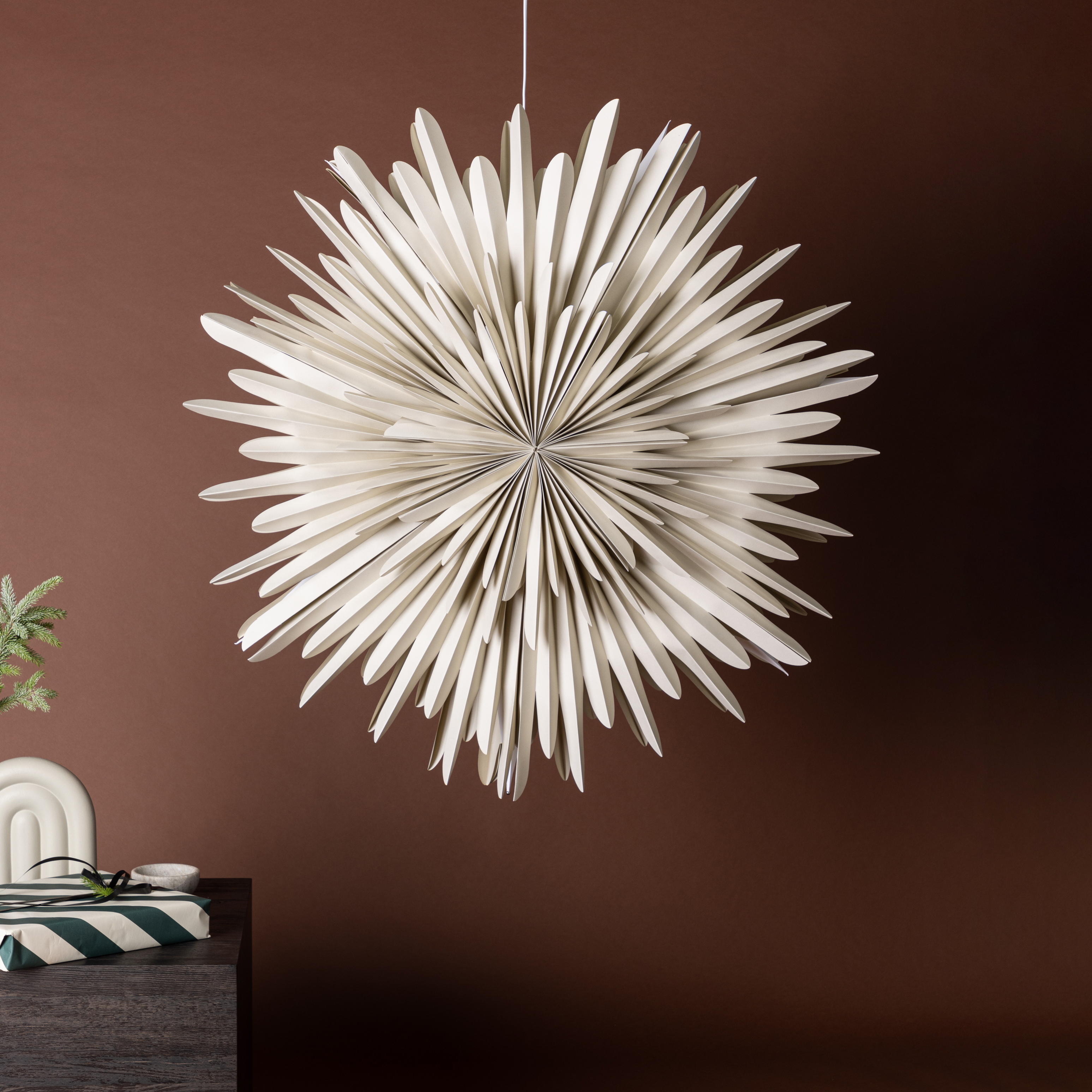 Sälen 100cm Pendant Lamp - Beige /  Beige Beige, 100 cm