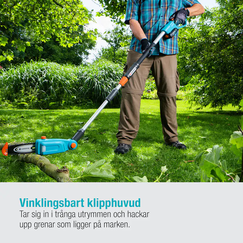Teleskopisk Stångsåg Gardena TCS 20/18V P4A utan Batteri