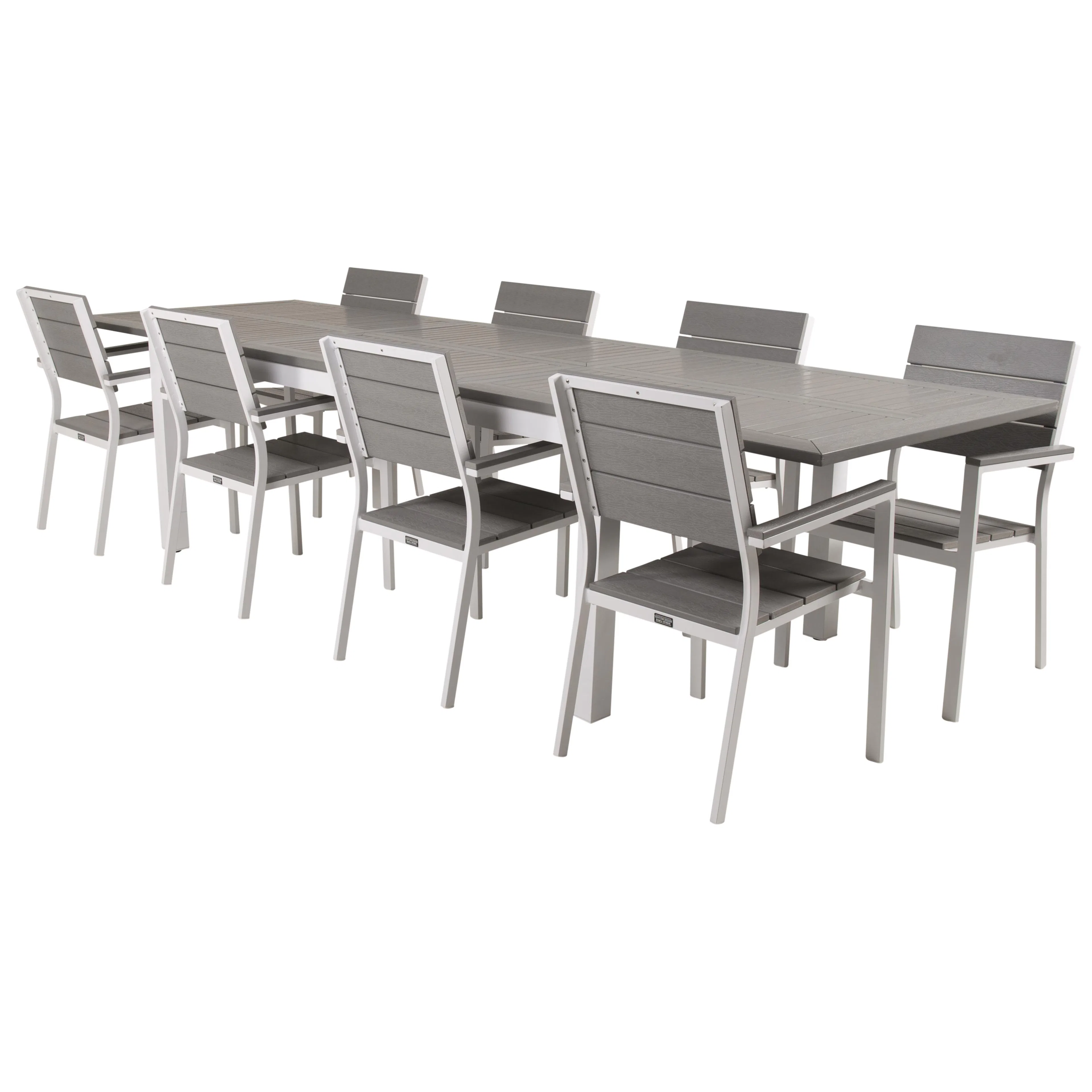Matgrupp Venture Home Aleyna 224/324 med 8 Lova Stolar