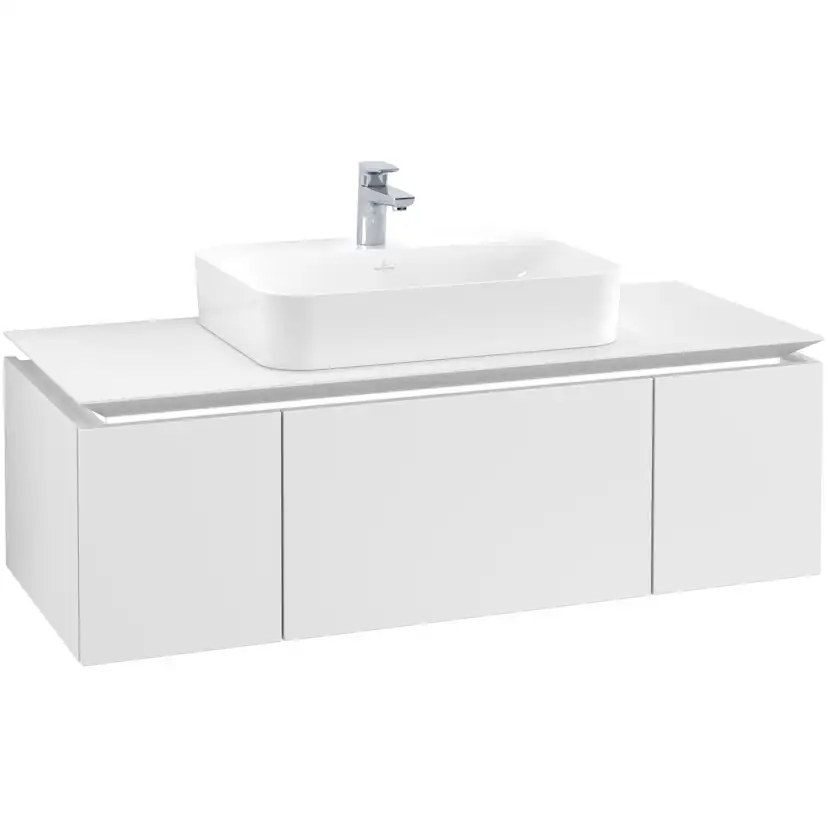 Tvättställsskåp Villeroy & Boch Legato Kompakt med 3 Lådor för Ytmonterat Tvättställ från Finion & Memento