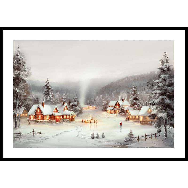 Poster Gallerix Winter Village No1