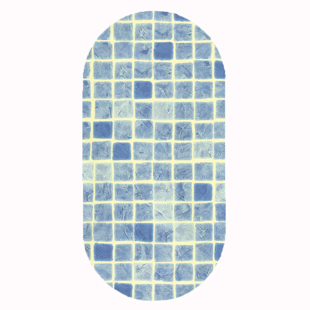 Oval Poolliner Planet Pool Mönstrad Djup 150 cm