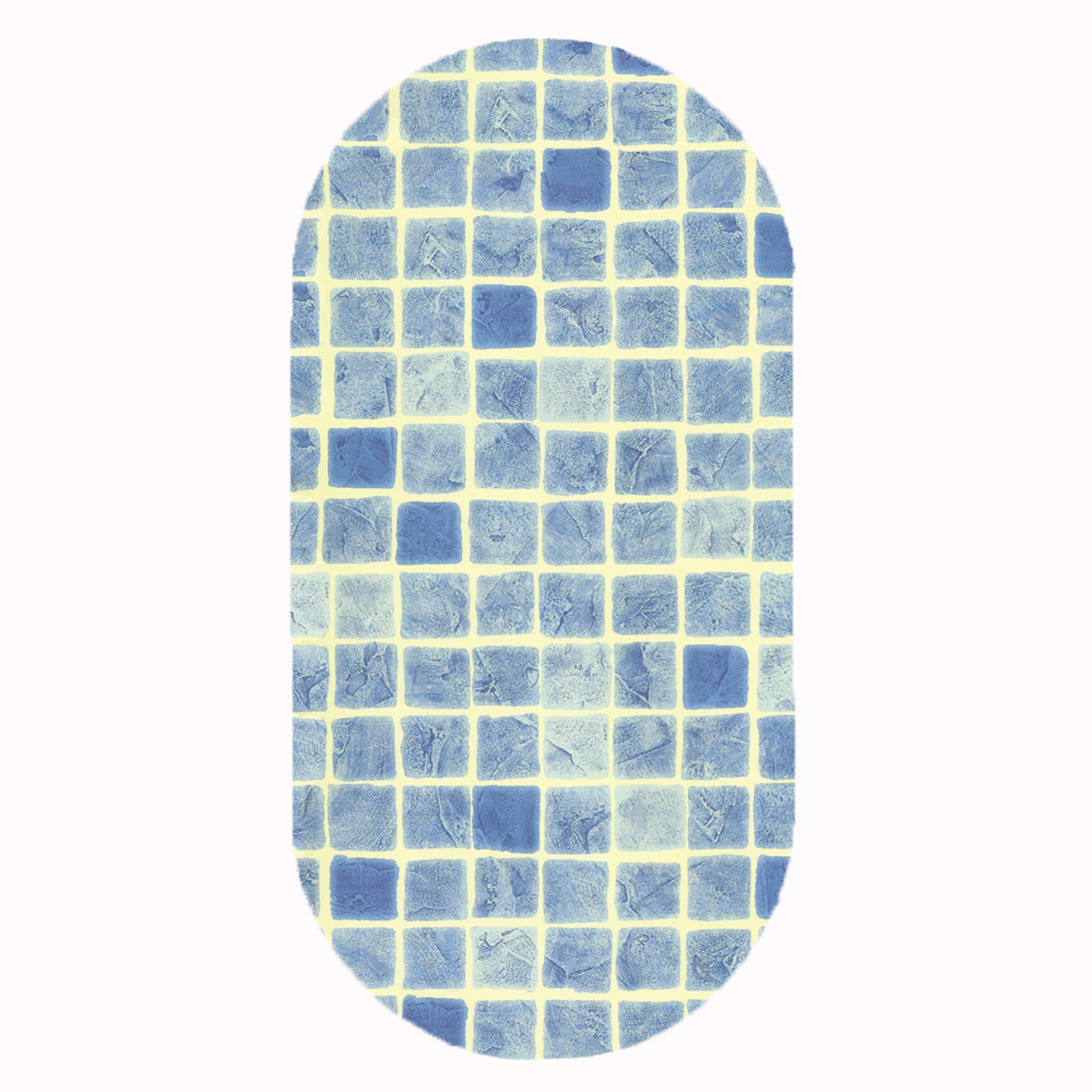 Oval Poolliner Planet Pool Mönstrad Djup 150 cm