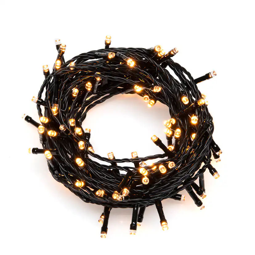 Ljusslinga Gnosjö Konstsmide 100st LED-lampor Amber Utomhus