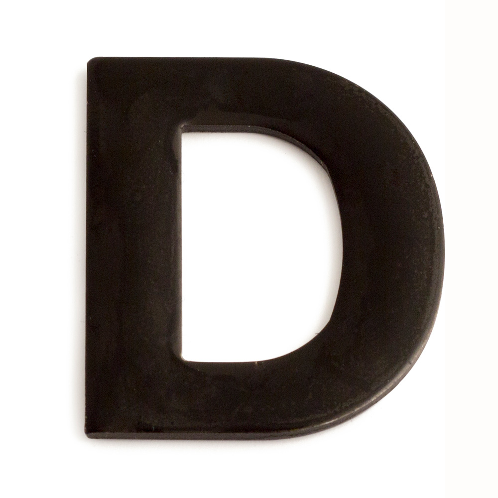 Brevlådenummer Habo Självhäftande Svart