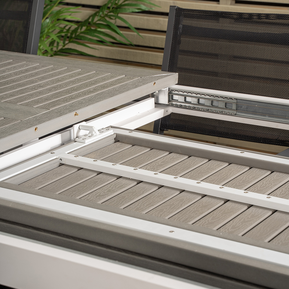 Matgrupp Venture Home Aleyna 224/324 med 6 Copacabana Karmstolar