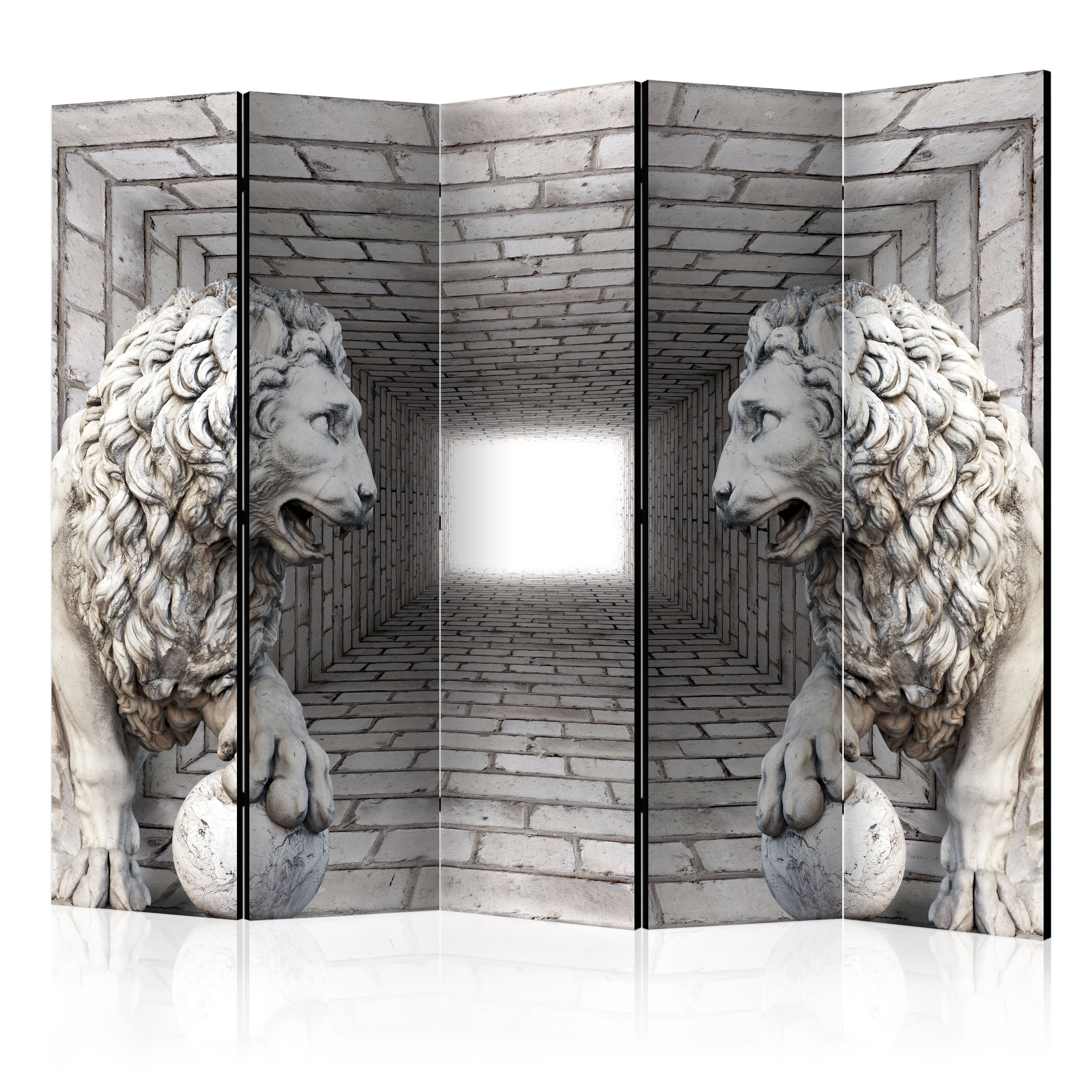 Rumsavdelare Skärmvägg Arkiio Stone Lions II 225x172 cm