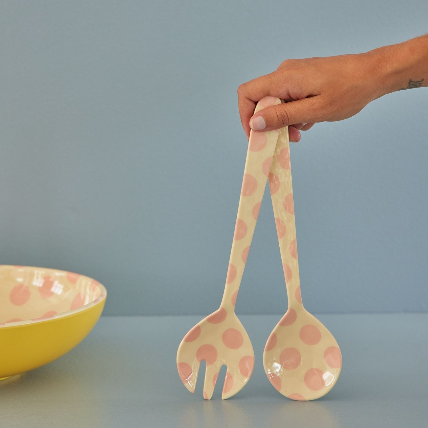 Salladsbestick Rice Melamin 2 Delar