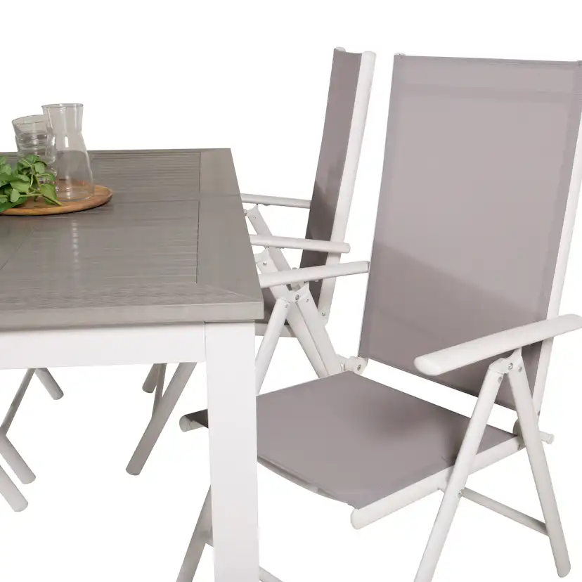 Matgrupp Venture Home Aleyna 160/240 med 4 Bront Matstolar
