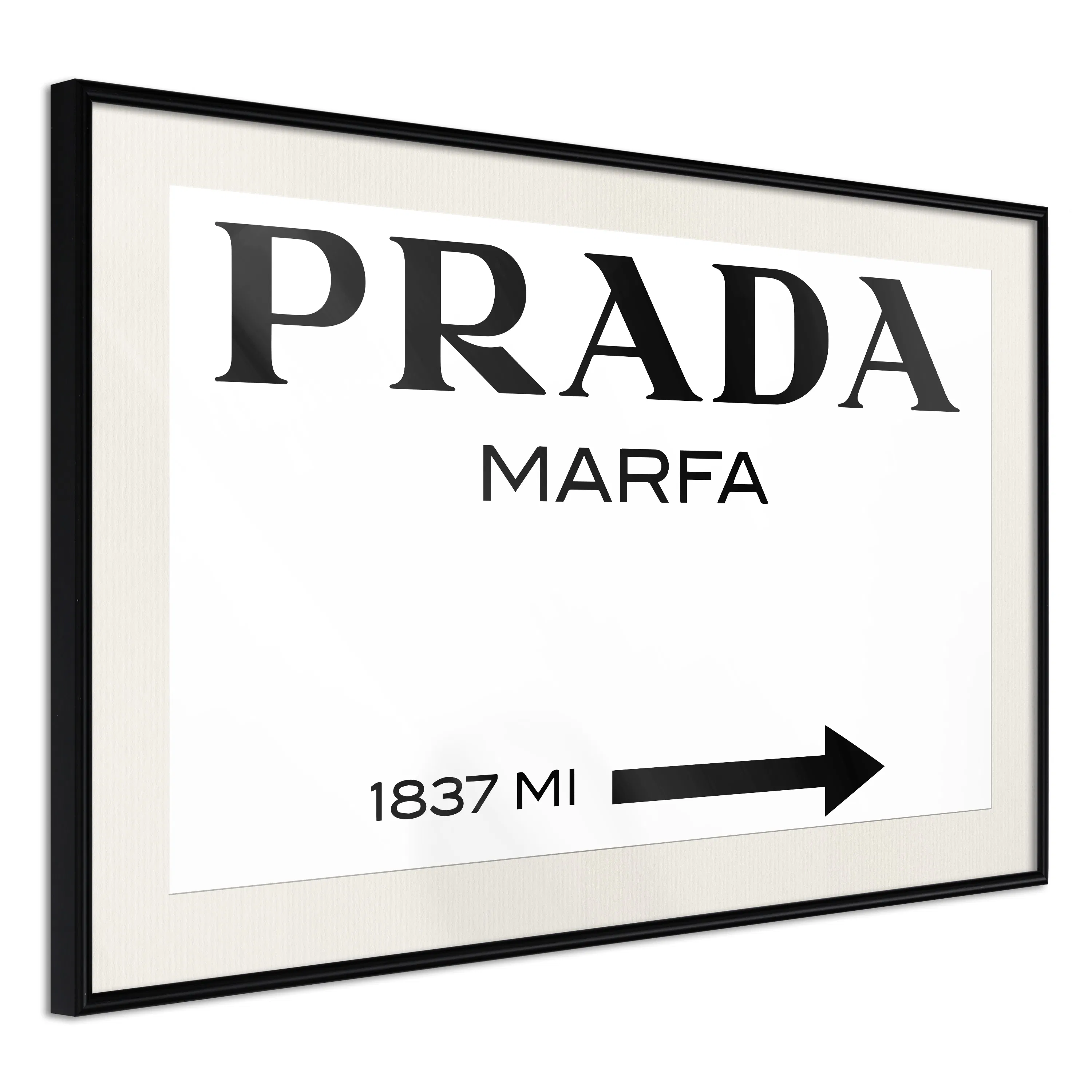 Poster Artgeist Affisch Prada Marfa