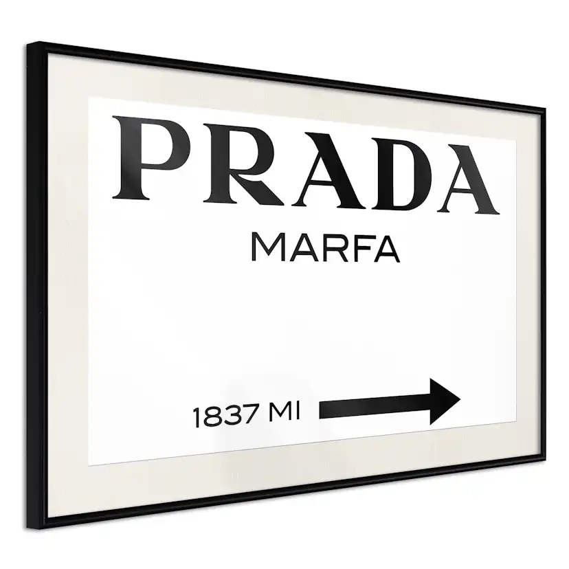 Poster Artgeist Affisch Prada Marfa