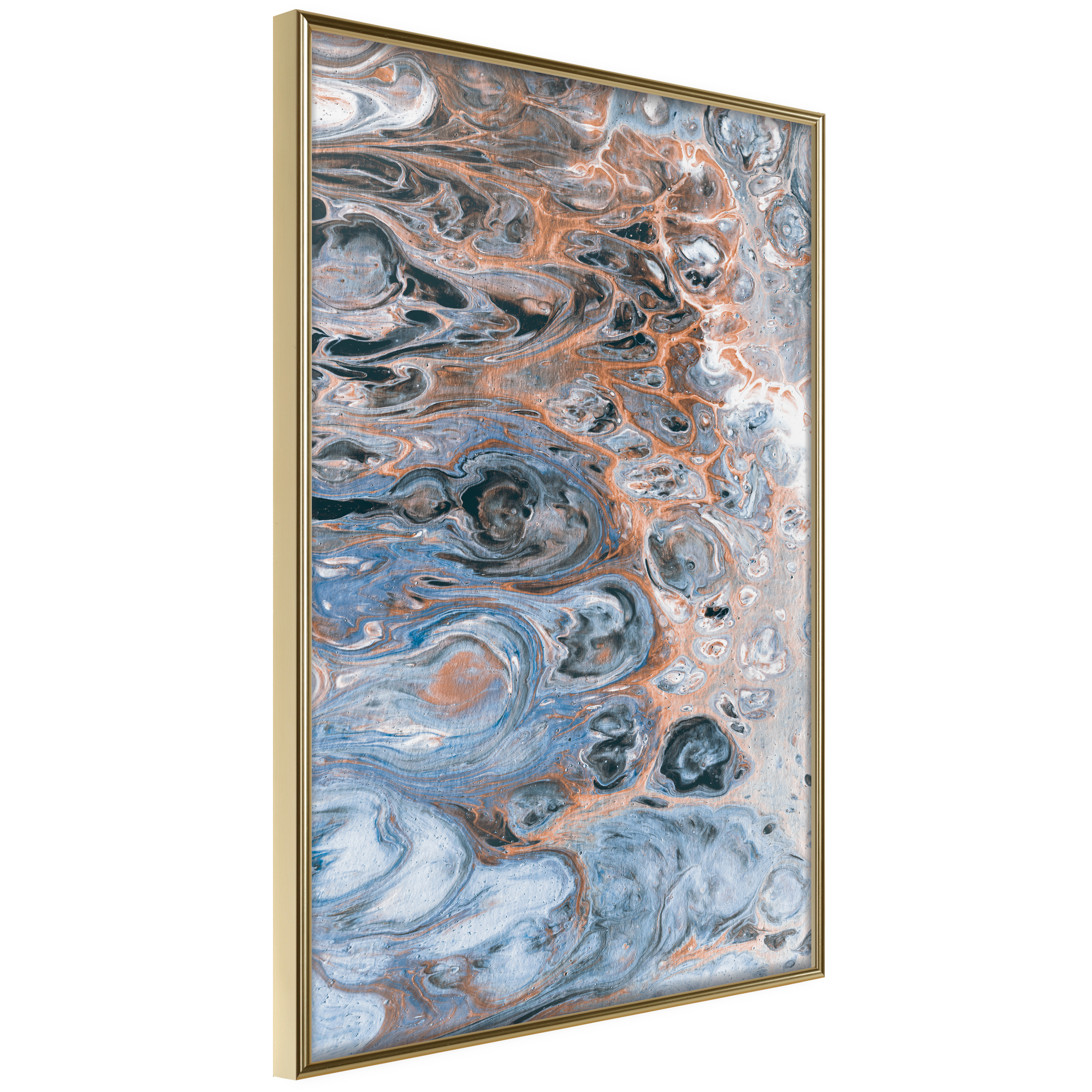 Poster Artgeist Affisch Sienna Blue Marble