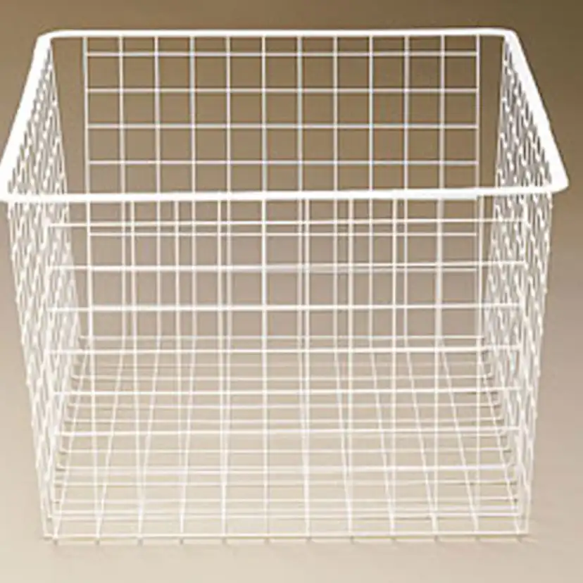 Trådback 427x527x85 mm plat BxDxH: 427x527x85 mm, Platinum