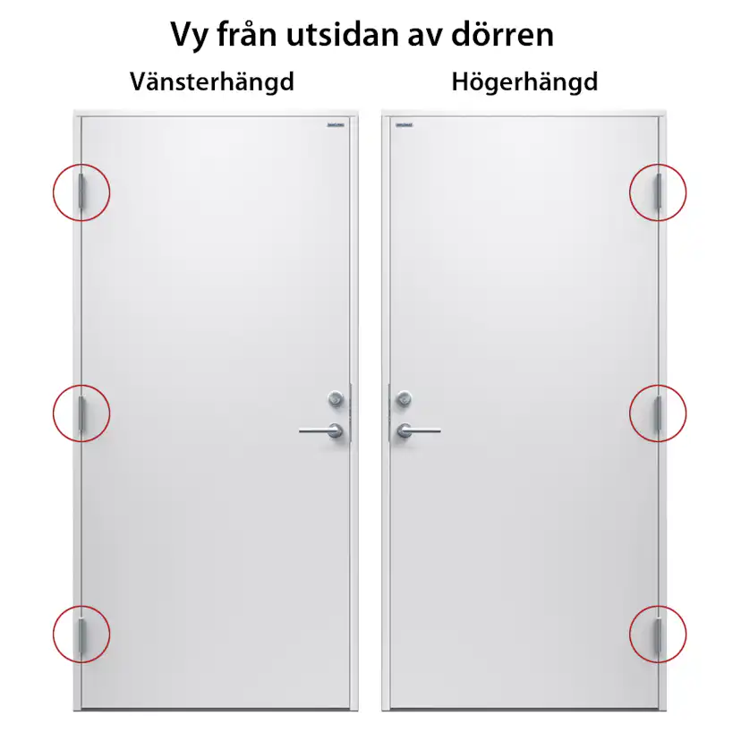 Förrådsdörr Diplomat SRD Vit