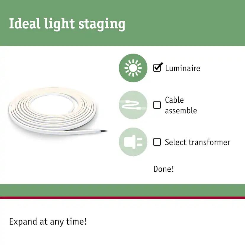 LED-strip Paulmann Smooth Plug & Shine IP67 24V