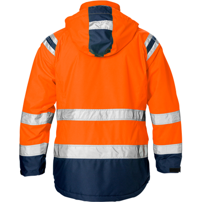 Varsel Airtech® vinterjacka 4037 GTT klass 3, dam Storlek: S, Varselorange/Marinblå