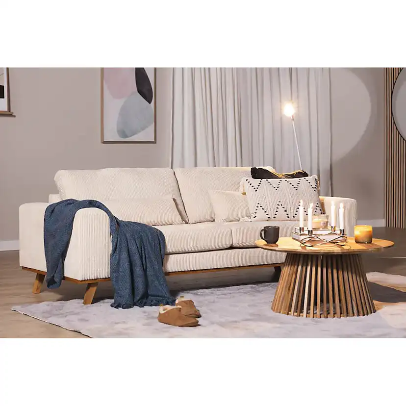 Copenhagen 3-sits Soffa Manchester Beige
