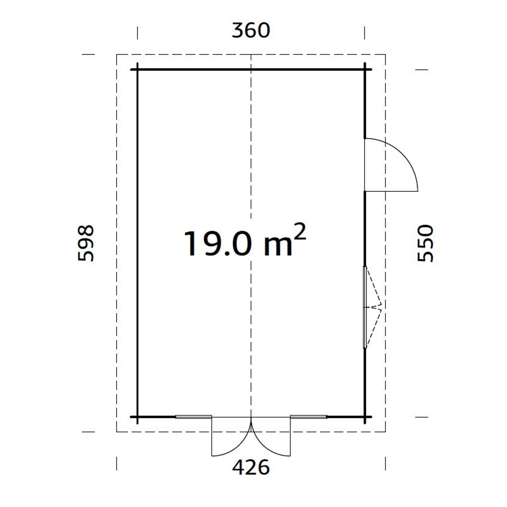Stuga Palmako Irene 19,8 m2