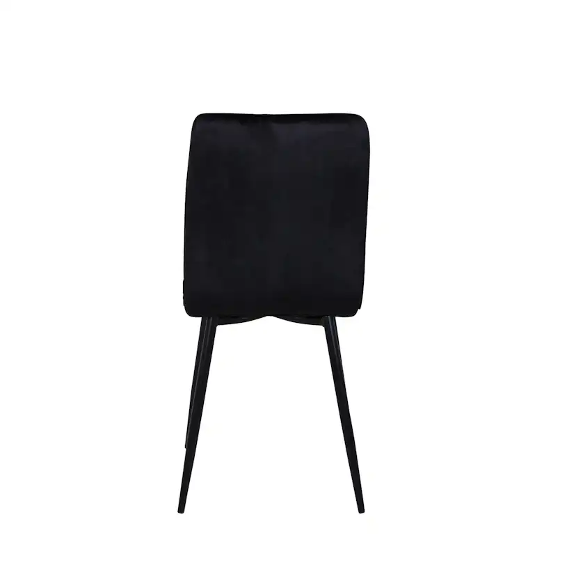 Windu Lyx Chair - Black / Black Velvet Svart