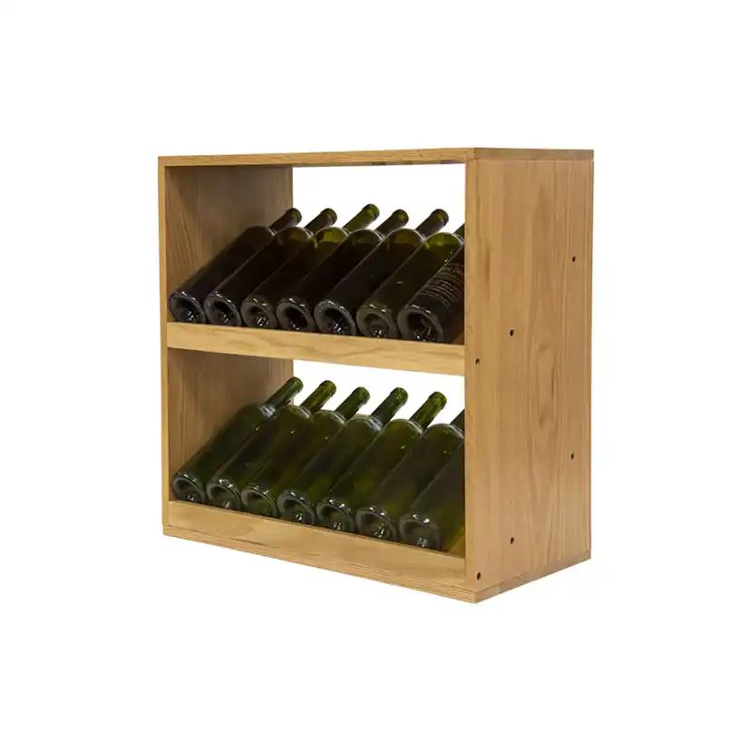 Vinställ mQuvée Ek Display 60x60x30 cm