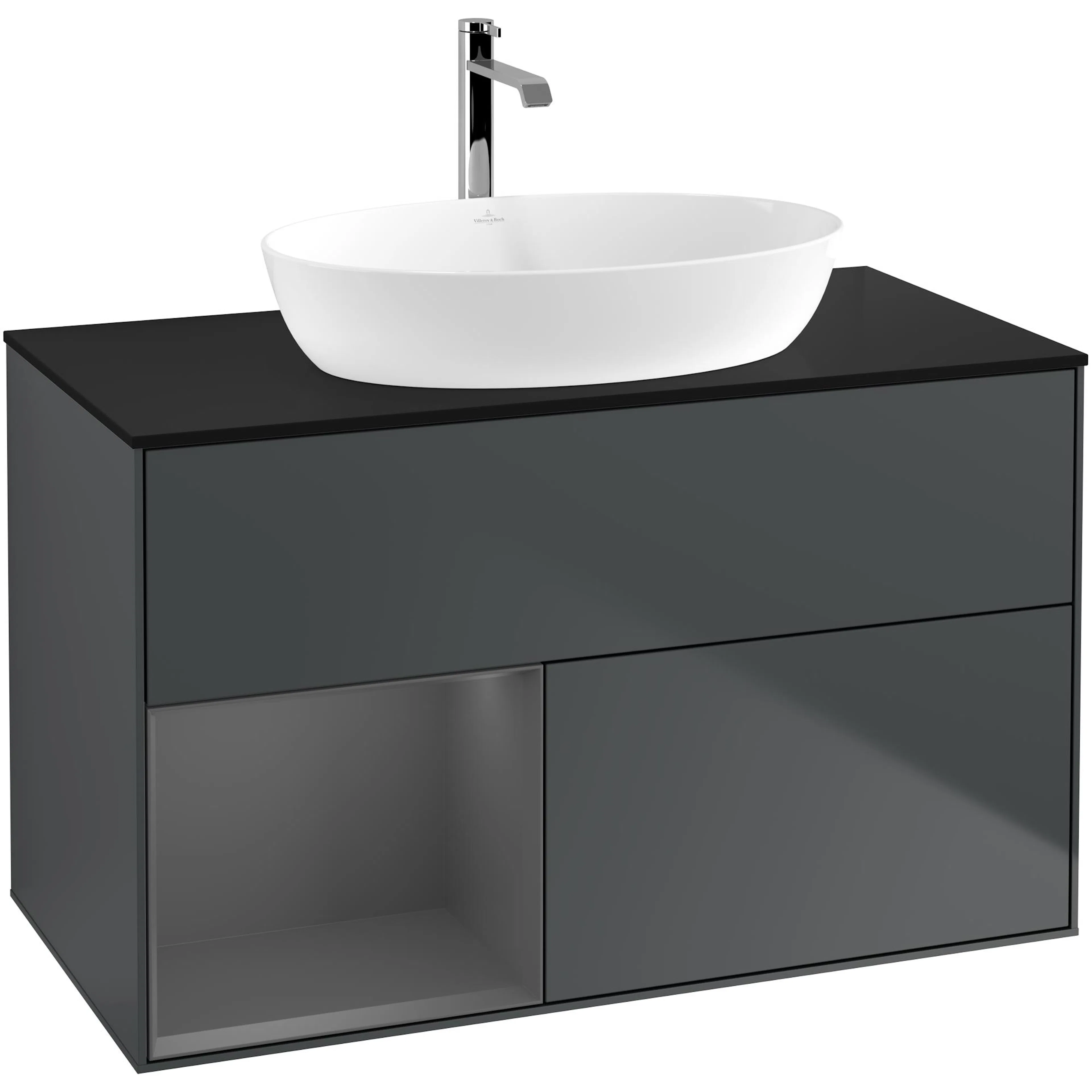Tvättställsskåp Villeroy & Boch Finion med 2 Lådor Hylla och Bänkskiva för Fristående Tvättställ från Artis & Collaro