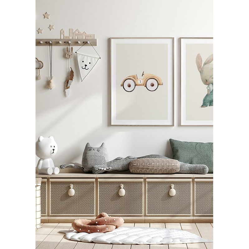 Poster Gallerix Beige Toy Car