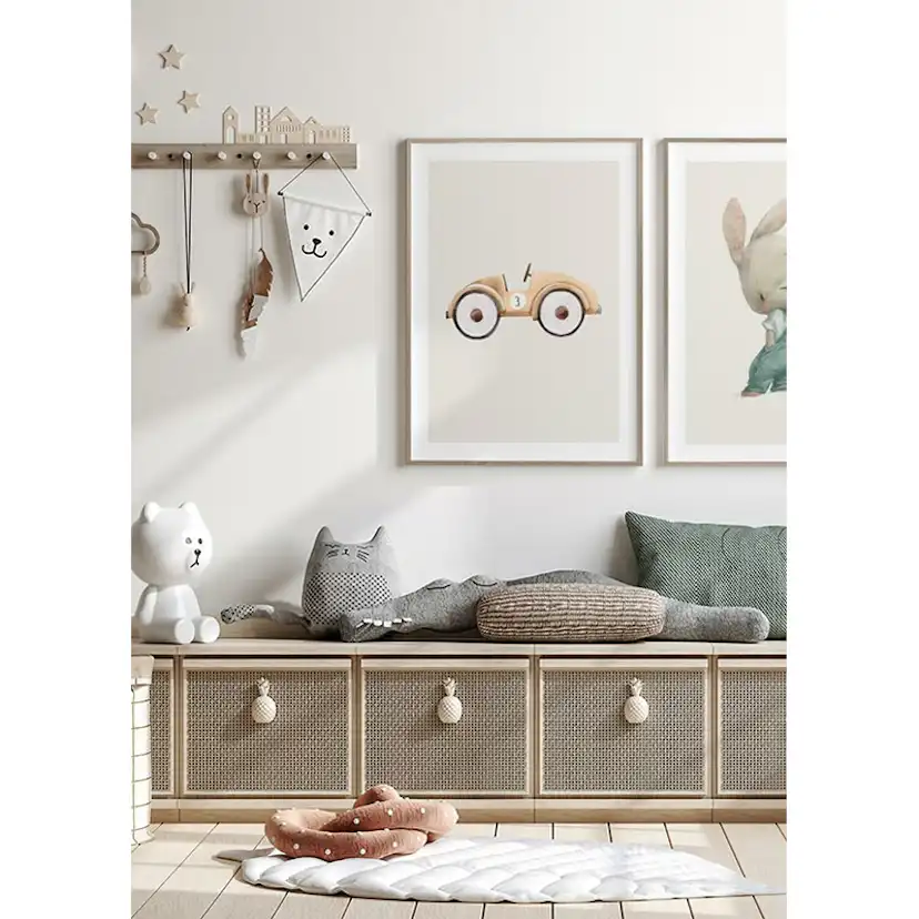 Poster Gallerix Beige Toy Car