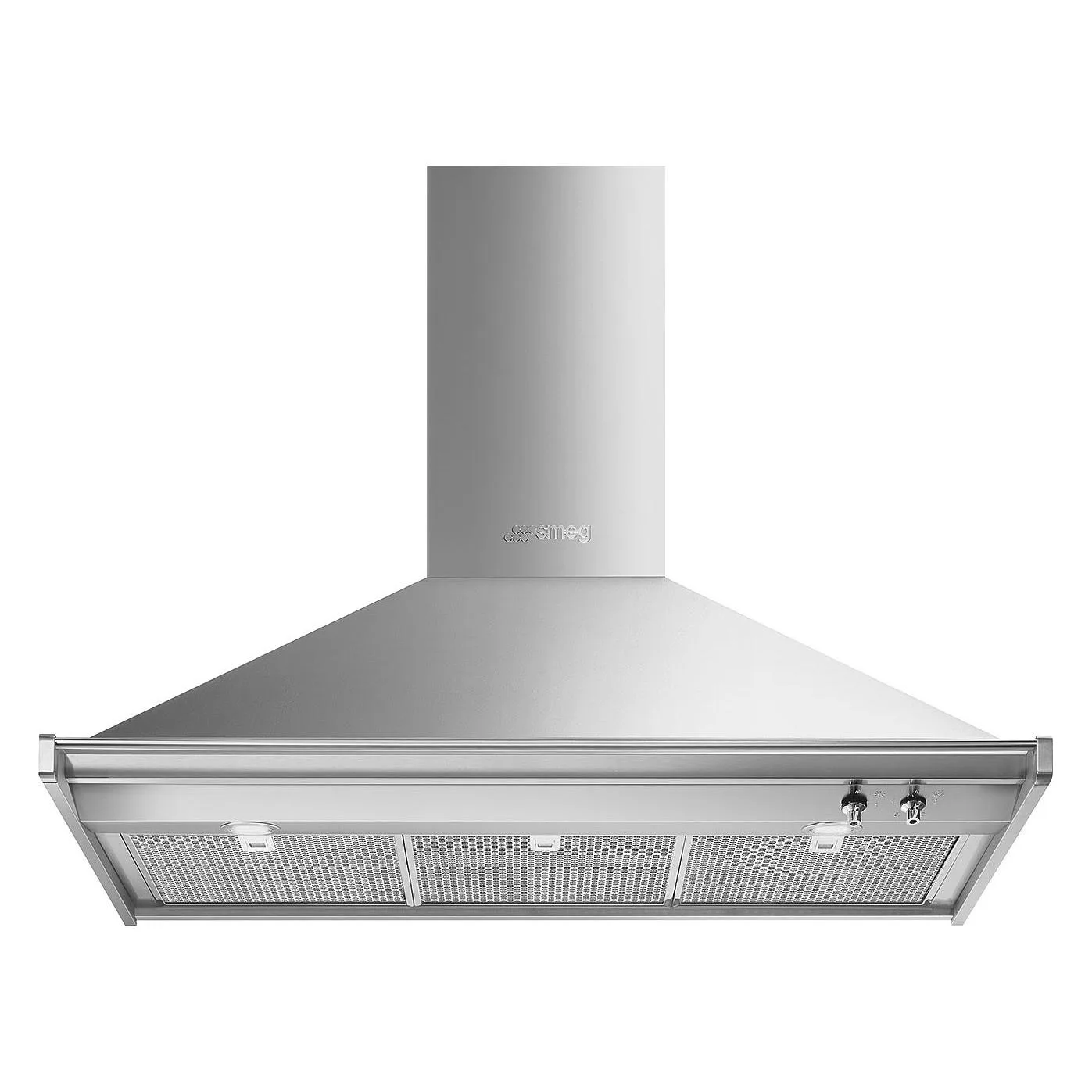 Smeg Väggmonterad Köksfläkt Classic KD100HXE Rostfritt stål, 100 cm