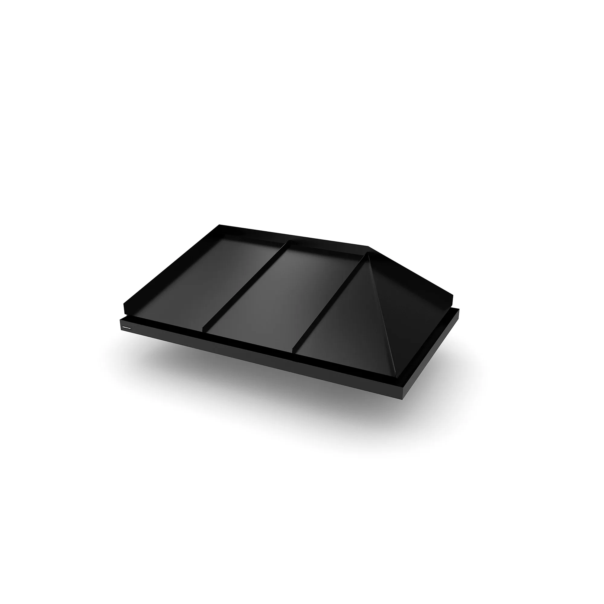 Inner Corner Höger B=1550 Svart (RAL:9017) 1550 mm Svart