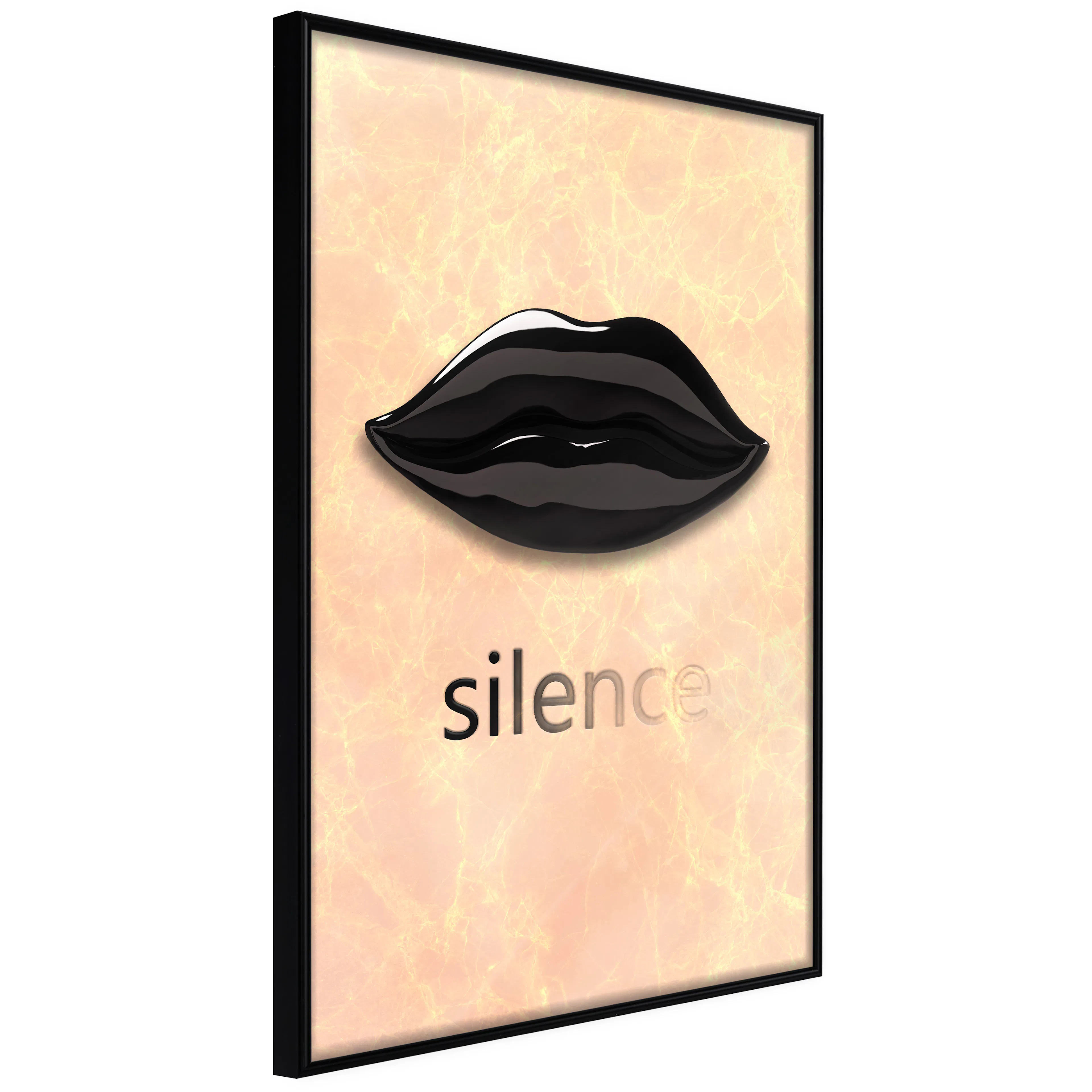Affisch - Sweet Silence [Poster] 30x45 Svart ram, 30x45 cm