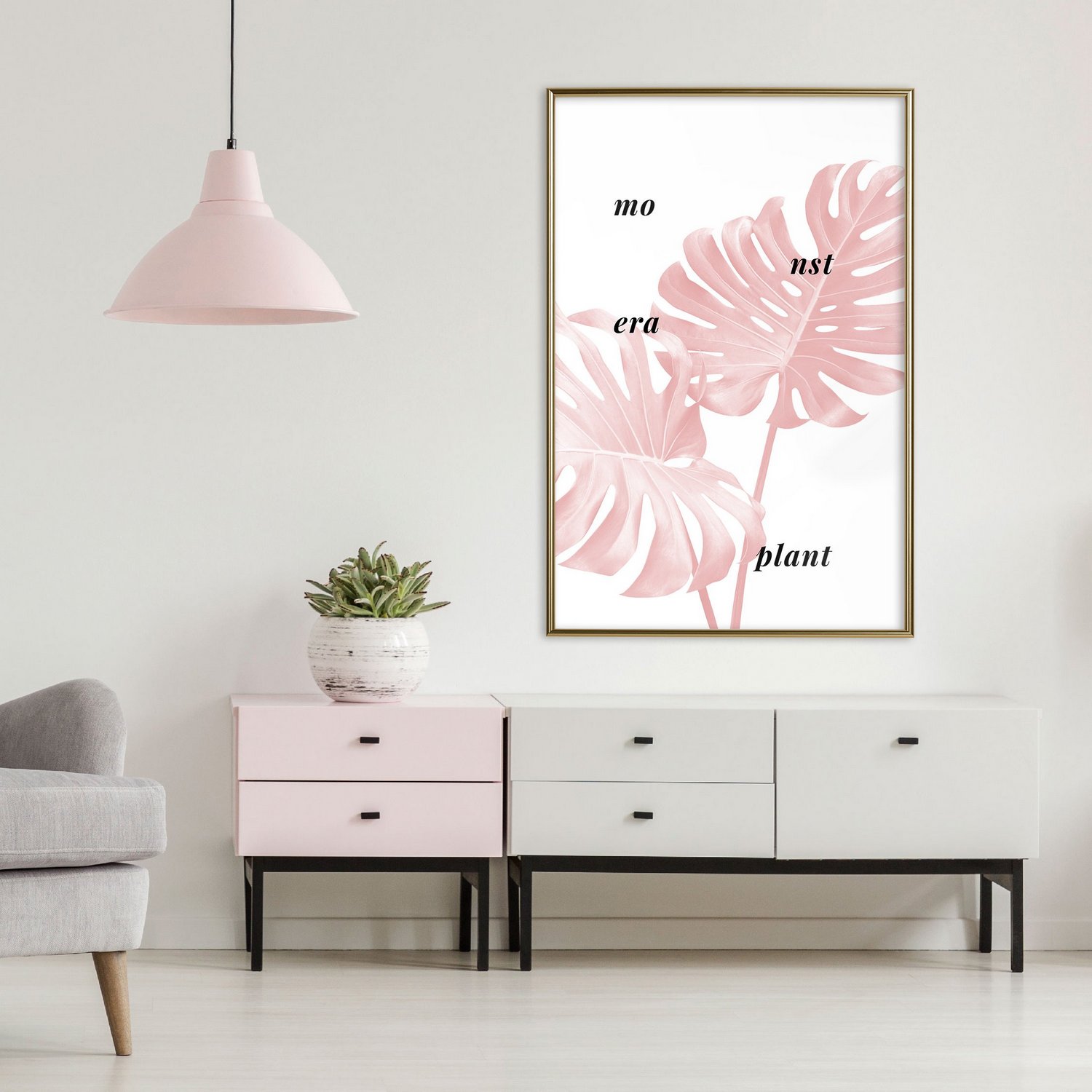 Poster Artgeist Affisch Monstera Plant