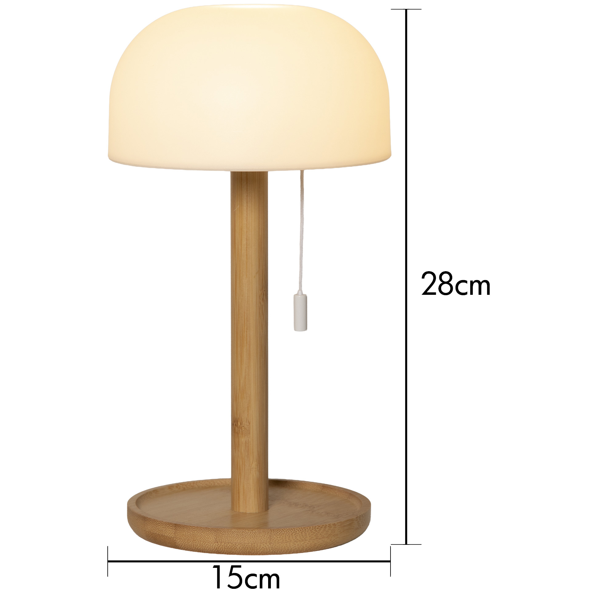 Uppladdningsbar Lampa Star Trading Tara Bordslampa USB recharge