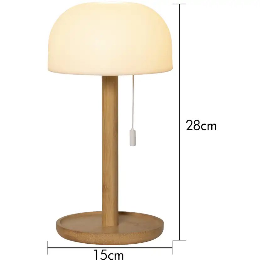 Uppladdningsbar Lampa Star Trading Tara Bordslampa USB recharge
