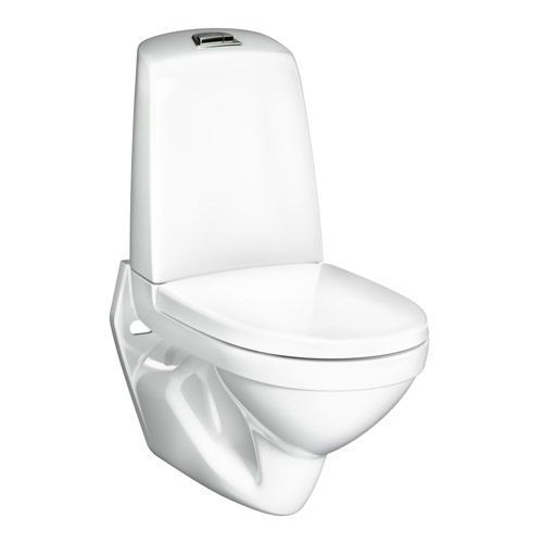 Vägghängd Toalettstol Gustavsberg Nautic 1522 Hygienic Flush