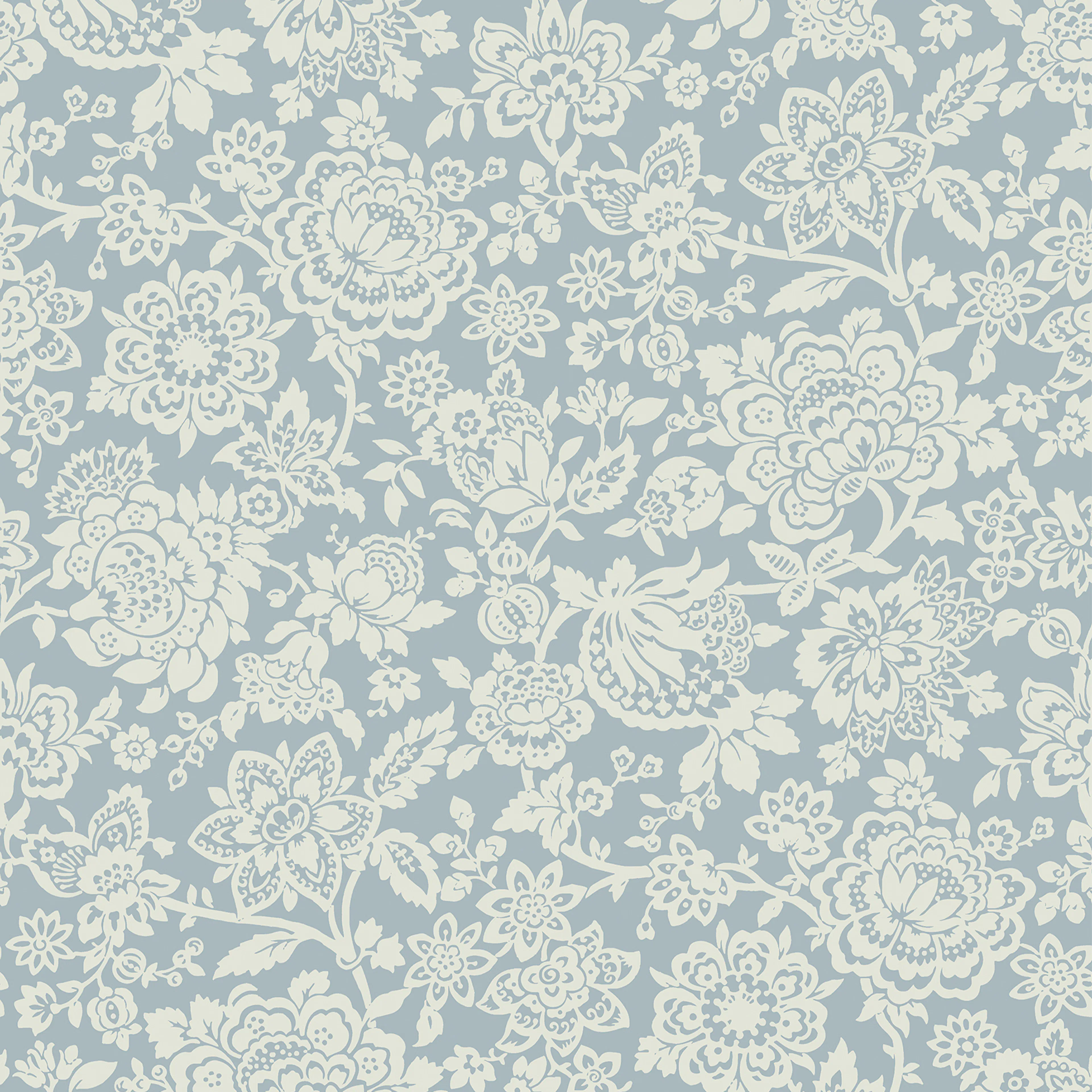 Tapet Laura Ashley Trailing Laurissa Pale Seaspray Blå 121073