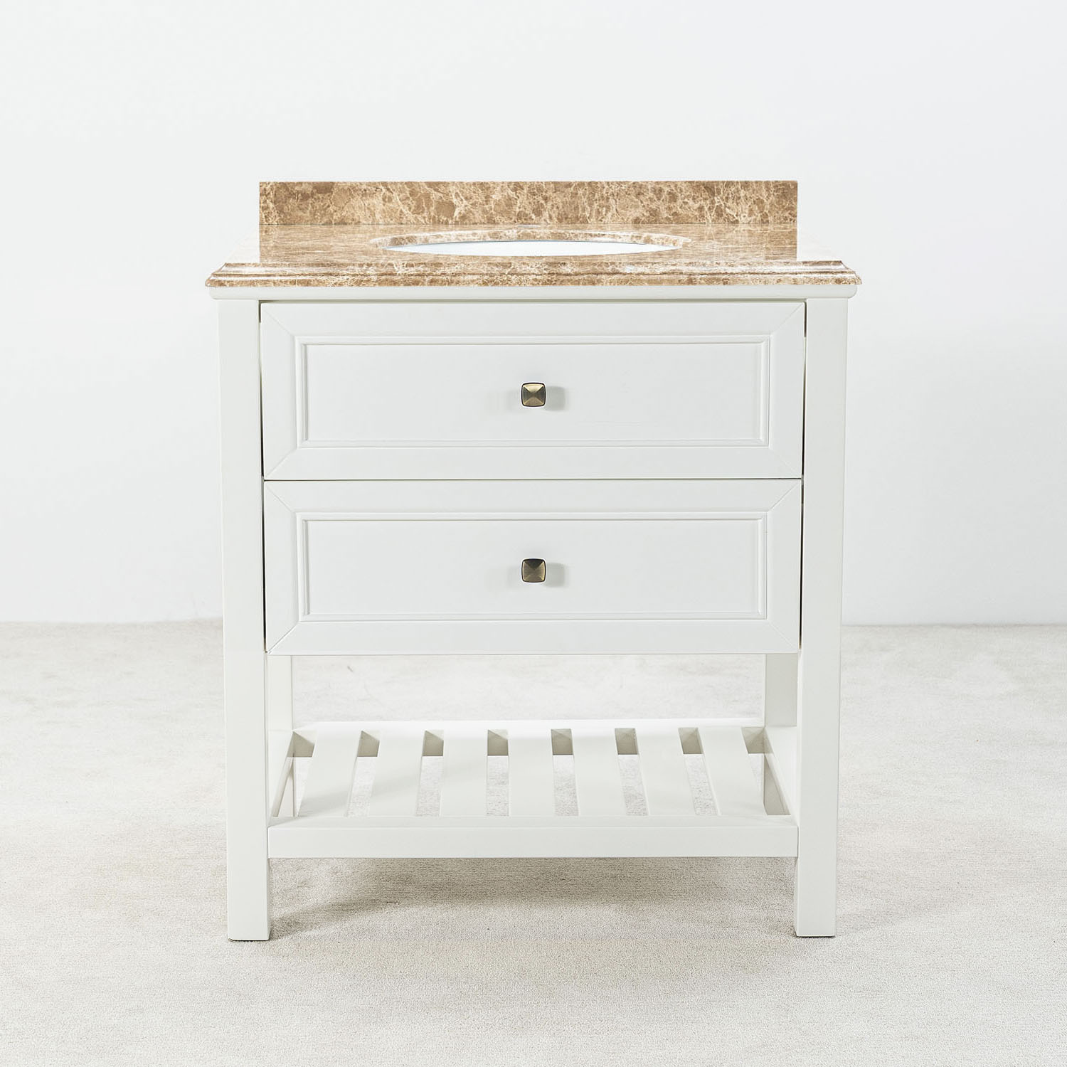 Tvättställsskåp Vesani Utah Beige Marmor
