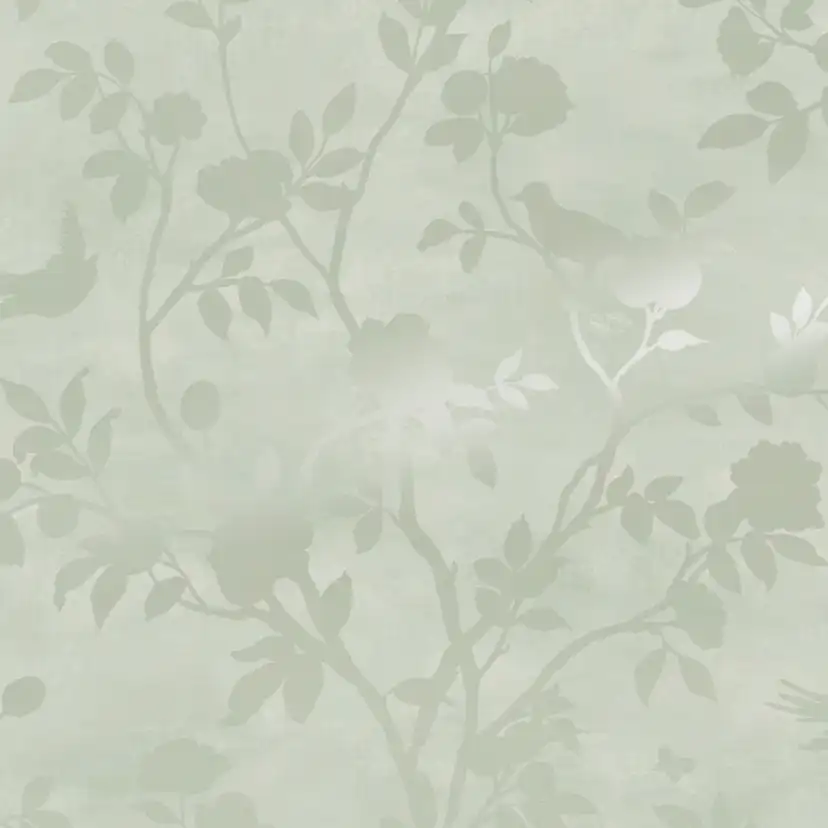 Tapet Laura Ashley Eglantine Silhouette Eau de Nil