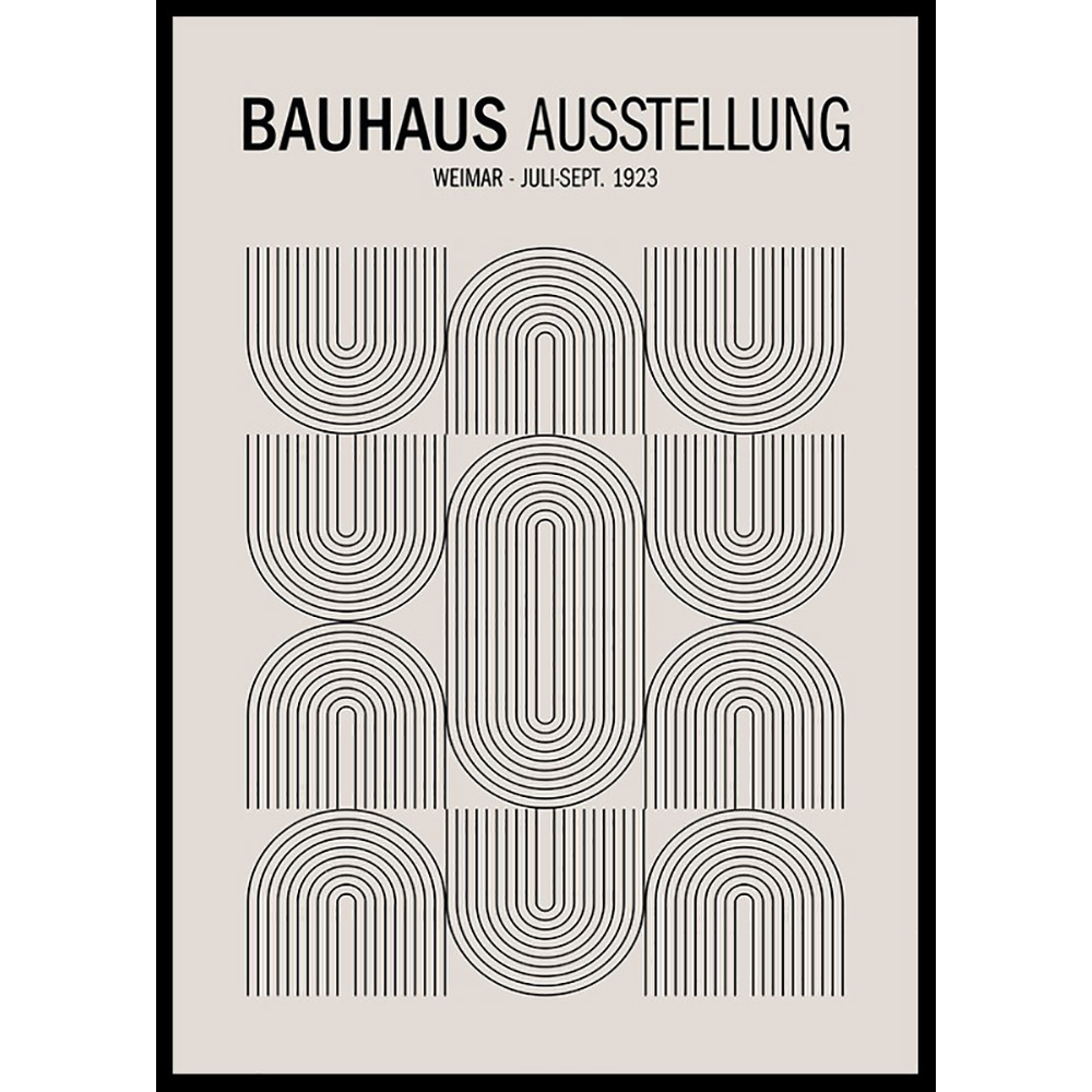 Poster Gallerix Bauhaus Ausstellung No2